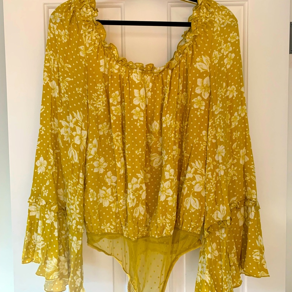 Free People “one on one” bodysuit